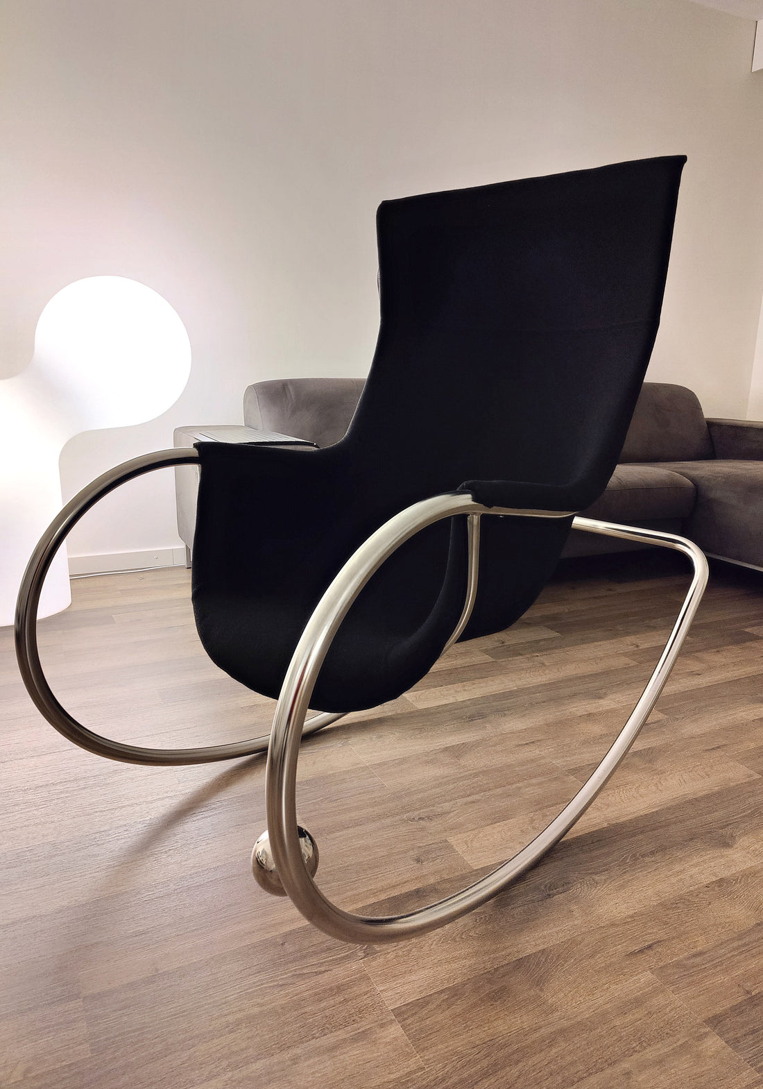 Eero Aarnio Keinu chair, fabric upholstery