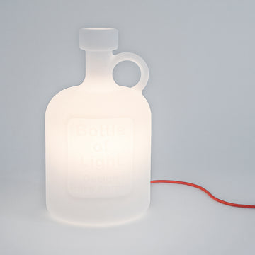 Bottle of Light lamp - Red cord