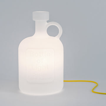 Bottle of Light lamp - Yellow cord